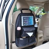 FreeON - Luxe autostoel organizer & tablet houder voor kinderen - Donker Grijs Melange - Universeel