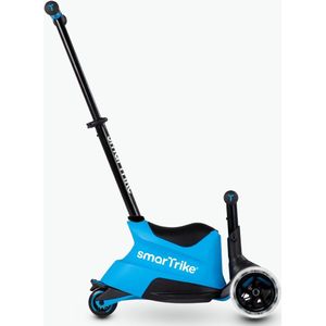 SmarTrike Xtend Ride On - Step - Scooter - Opvouwbare Step met zitje - Kinderstep met 3 LED wielen - Blauw (voor kinderen van 1-12 jaar)