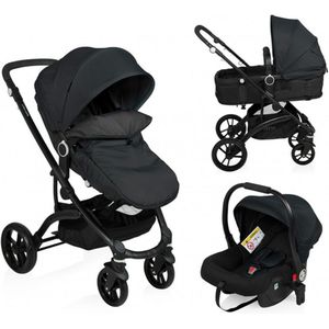 Little World City Walker Combi Kinderwagen Zwart (incl. autostoel)