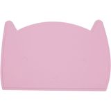 FreeON Siliconen antislip Placemat voor baby bordje - Kitty - Roze