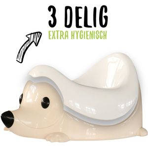 FreeON Potty Egel - Toilettrainer - WC Trainer - Plaspotje - Bruin