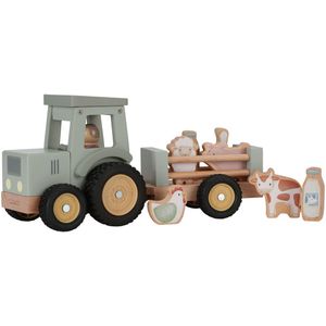 Little Dutch Houten Tractor met Trailer - FSC - Little Farm