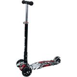 Free2Move Zik Zak Scooter - Opvouwbare Aluminium Step met LED Wielen - Zwart