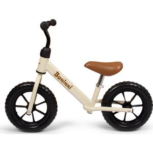 Baninni Lola Loopfiets - Lichtgewicht Balance Bike - geschikt voor kinderen van 2-5 jaar - Beige