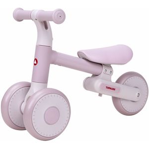 Topmark Yuki - Loopfiets - In hoogte instelbaar & Opvouwbaar - voor kinderen van 1 tot 3 jaar - Lila