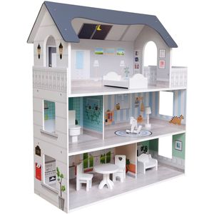 Free2Play by FreeON - Houten Poppenhuis - Droomhuis - Grijs