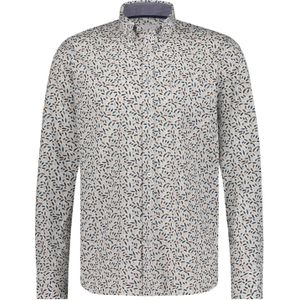 State of Art casual overhemd normale fit wit print 100% katoen