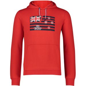 New Zealand sweater Arrow rood geprint katoen