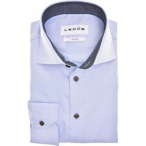 Ledub Modern Fit New overhemd mouwlengte 7 structuurtje