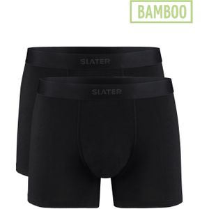 Slater boxershort bamboo 2-pack zwart