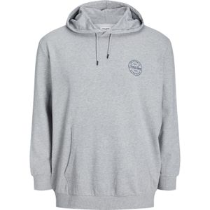 Jack & Jones Plus Size hoodie grijs gemeleerd