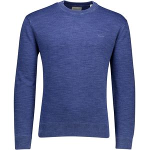 Gant Sunfaded crew neck blauw met ronde hals