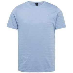 Vanguard T-shirts ronde hals lichtblauw met logo