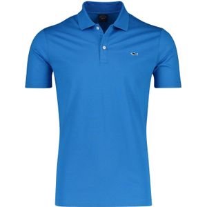 Paul & Shark polo korte mouw katoen blauw