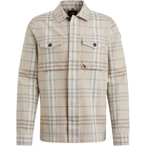 Vanguard overshirt beige geruit