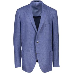 Dressler colbert Shaped Fit blauw