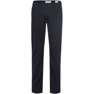 Brax 5-pocket Cadiz donkerblauw geruit