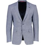 Roy Robson blauw gemêleerd colbert mix & match slim fit stretch