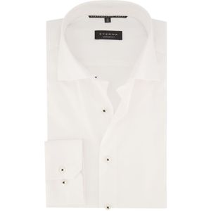 Eterna business overhemd Comfort Fit wijde fit wit effen synthetisch