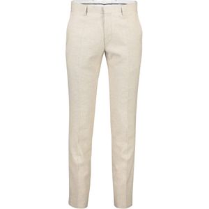 Roy Robson slim fit pantalon mix en match beige effen linnen