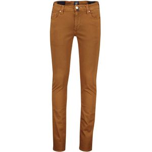 Tramarossa Leonardo 5-pocket broek bruin slim fit