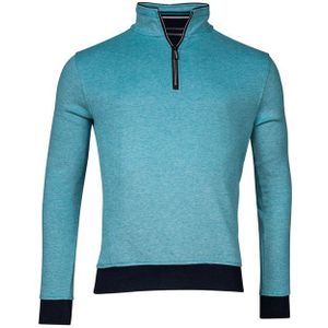 Baileys sweater blauw opstaande kraag met rits