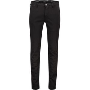 Replay katoenen chino broek zwart effen