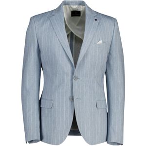 Zuitable - Dinick - Heren Jas - Blauw - Leren
