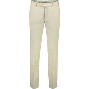 Modern fit beige Meyer exclusive katoenen pantalon Bonn linnen