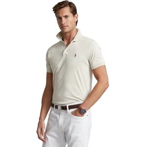 Polo Ralph Lauren Custom Slim Fit poloshirt korte mouw beige