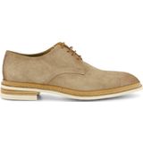 Giorgio nette schoenen beige effen leer lichte zool