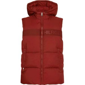 Tommy Hilfiger - Bodywarmer - Rood - Nylon - Normale Pasvorm