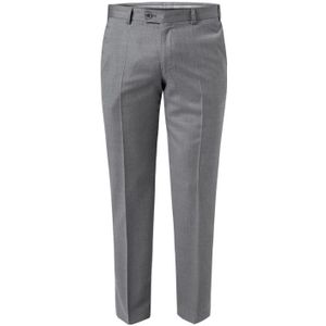 Hiltl wollen pantalon Piacenza grijs gemêleerd wol normale fit