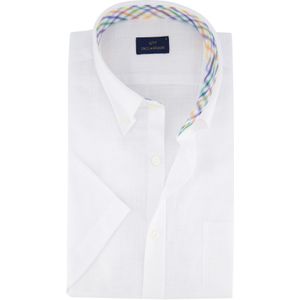 Paul&Shark korte mouw overhemd wit button-down