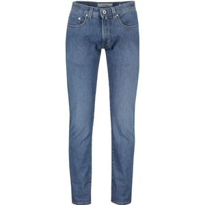 Pierre Cardin 5-pocket jeans blauw effen