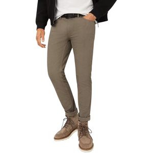 Brax 5-pocket bruin geprint modern fit