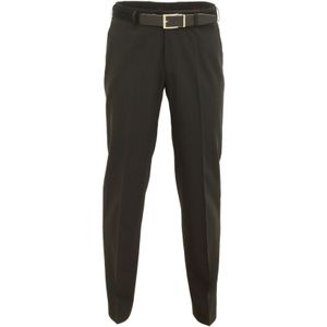 M.E.N.S broek flatfront zwart Madrid-U wol