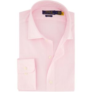 Polo Ralph Lauren overhemd slim fit roze gestreept katoen