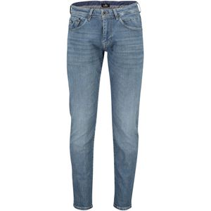 Vanguard jeans effen blauw katoen