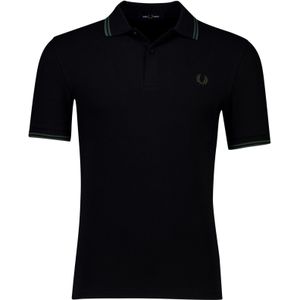 Fred Perry - M3600 Poloshirt - Groen - Katoen - Korte Mouwen