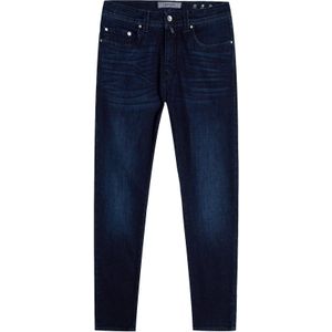 Pierre Cardin Lyon jeans donkerblauw effen Big & Tall