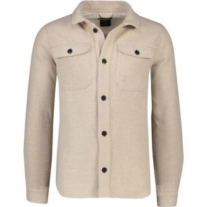 Butcher of Blue casual overhemd normale fit beige effen
