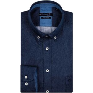 Regular Fit overhemd Giordano donkerblauw
