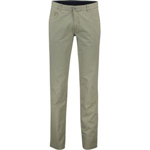 Katoenen COM4 jeans swingfront groen print