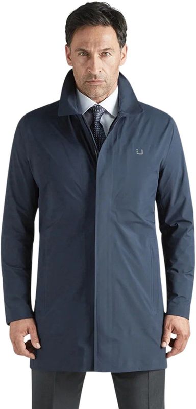 Donkerblauwe jas UBR Sky Fall coat