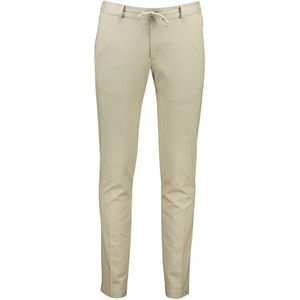 Zuitable - DiSpartaflex Chino - Beige - Streepdessin - Katoen