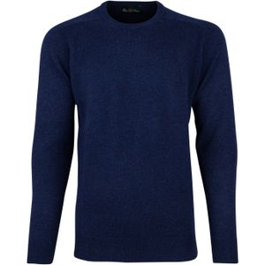 Trui Alan Paine blauw gemeleerd ronde hals