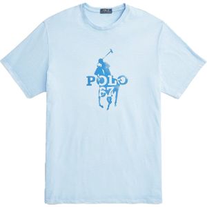 Polo Ralph Lauren  Big & Tall t-shirt blauw met logo