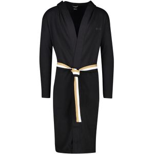 Hugo Boss badjas F. Terry Robe zwart katoen