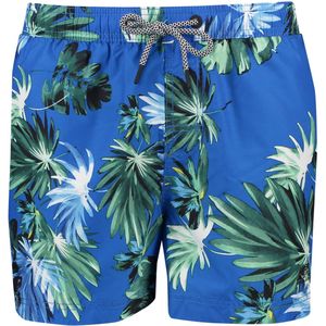 Superdry zwemshort  donkerblauw geprint elastische band